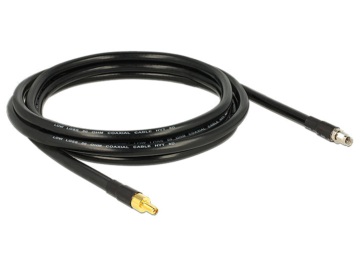 Delock Antennenkabel RP-SMA Stecker > RP-SMA Buchse CFD400 LLC400 3 m low loss
