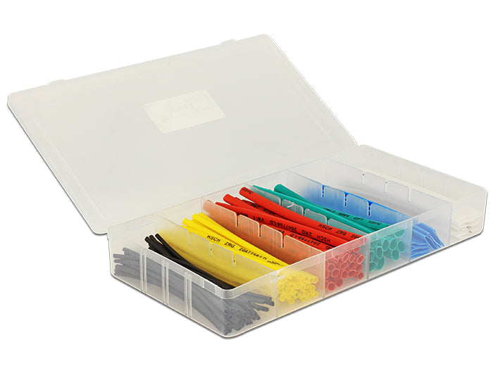 Delock Schrumpfschlauch Box 100-teilig farbig