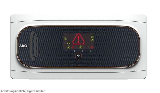 Gaswarngerät AKO-55724 ohne Sensor Grundgerät für 4 ext. Sensoren