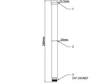 Delock WLAN 802.11 ac/a/h/b/g/n Antenne N Buchse 6 - 8 dBi 28 cm omnidirektional starr outdoor weiß