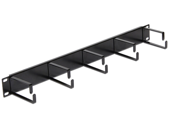 Delock 19″ Kabelmanagement Panel schwarz