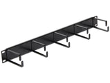 Delock 19″ Kabelmanagement Panel schwarz