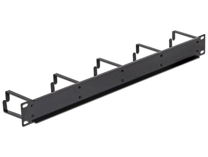 Delock 19″ Kabelmanagement Panel schwarz