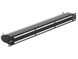 Delock 19″ Patchpanel 24 Port Cat.6A schwarz
