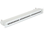 Delock 19″ Patchpanel 24 Port Cat.6A grau