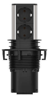 BACHMANN Steckdosenleiste 2f alu 2m IP20 Elevator 928.002 1,5qmm