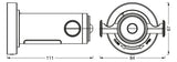 LEDVANCE LED-Badleuchte 0,18W 3000K 10lm Bathroom Sensor Hook Hanger si