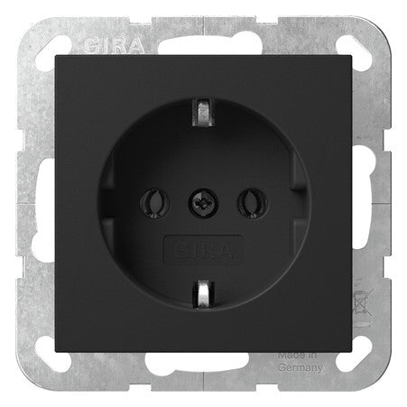GIRA Steckdose 1f sw mt UP IP20 System 55 4466005