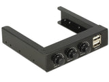 Delock Front Panel 3.5″ 2 x USB 2.0 und Lüftersteuerung
