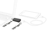 Delock Konverter USB 3.1 Gen 2 Typ-A Stecker > USB Type-C™ Buchse Aktiv schwarz