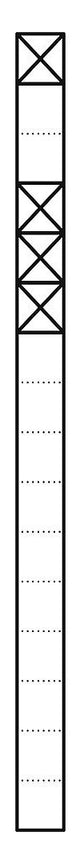 SIEDLE Kommunikations-Säule alu freisteh KSF 616-1/3 AG anthgr 4mod 230V-Integr
