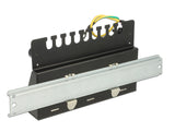 Delock Keystone Desktop Patchpanel 8 Port schwarz