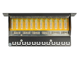 Delock 10″ Patchpanel 12 Port Cat.6 grau