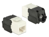 Delock Keystone Modul RJ45 Buchse > LSA Cat.6A UTP weiß