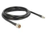 Delock Antennenkabel N Stecker > RP-SMA Stecker CFD400 LLC400 2 m low loss