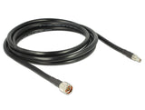 Delock Antennenkabel N Stecker > RP-SMA Stecker CFD400 LLC400 3 m low loss