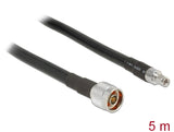 Delock Antennenkabel N Stecker > RP-SMA Stecker CFD400 LLC400 5 m low loss