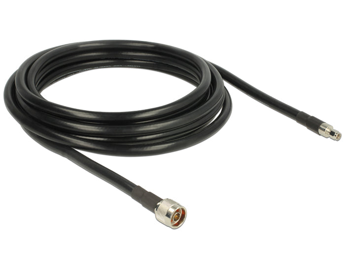 Delock Antennenkabel N Stecker > RP-SMA Stecker CFD400 LLC400 5 m low loss