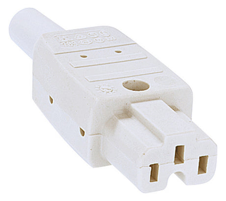 BACHMANN Heißgerätebuchse Kst IP20 ger 916.970 gr Schraubkl f.Schutzk.Stift