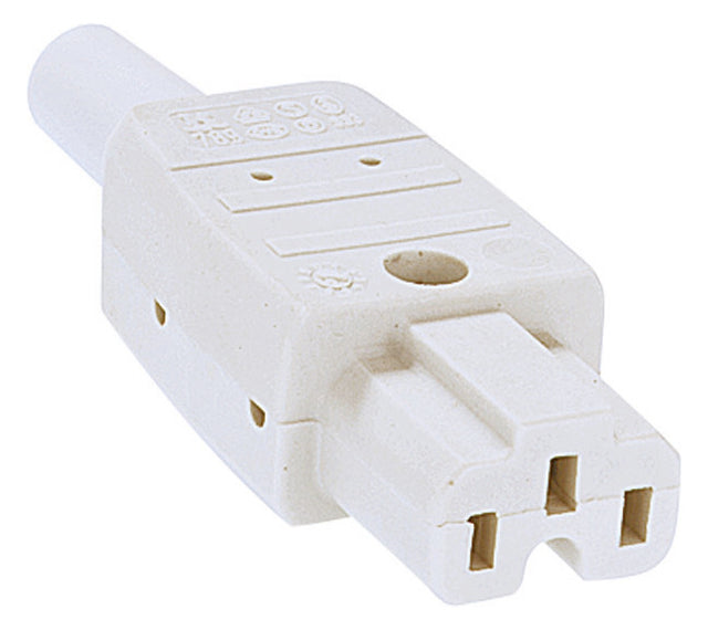 BACHMANN Heißgerätebuchse Kst IP20 ger 916.970 gr Schraubkl f.Schutzk.Stift