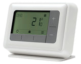 Honeywell Home Raumthermostat T4 verdrahtet mit Umschaltkontakt, weiß | T4H110A1023