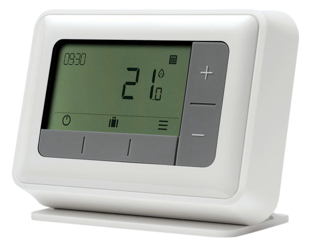 Honeywell Home Raumthermostat T4 verdrahtet mit Umschaltkontakt, weiß | T4H110A1023