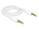 Delock Kabel Klinke 3,5 mm 4 Pin Stecker > Stecker 0,5 m
