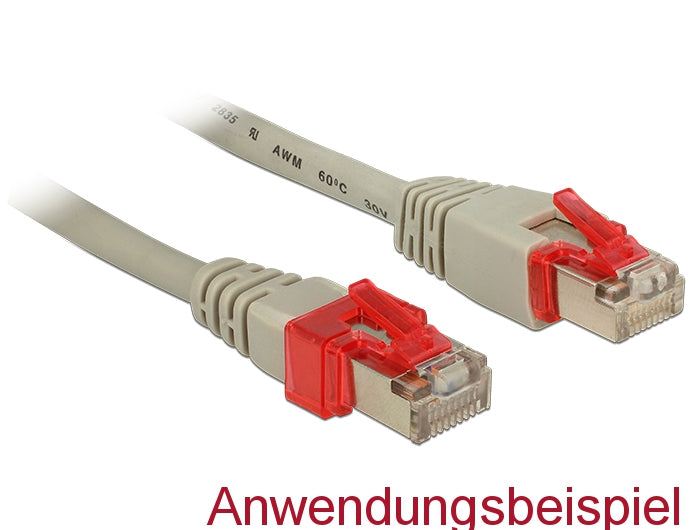 Delock RJ45 Reparatur Clip 40 Stück Set 2 (transparent, schwarz, violett, orange)