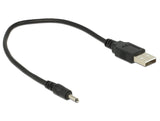 Delock Kabel USB Typ-A Stecker Power > DC 3,0 x 1,1 mm Stecker 27 cm