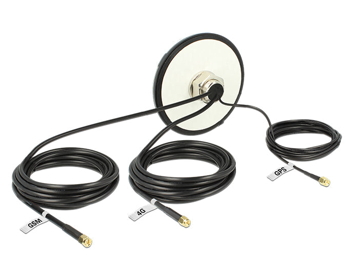 Navilock Multiband GNSS GALILEO GPS LTE UMTS GSM SMA Antenne omnidirektional Dachmontage outdoor