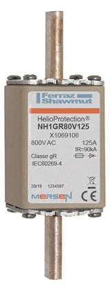 MERSEN NH-Sicherungseinsatz 125A NH1 gR NH1GR80V125 800VAC