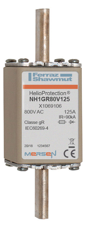 MERSEN NH-Sicherungseinsatz 125A NH1 gR NH1GR80V125 800VAC