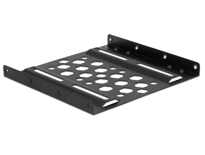 Delock Aluminium Einbaurahmen 2.5″ zu 3.5″ schwarz
