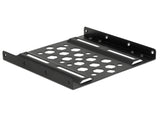 Delock Aluminium Einbaurahmen 2.5″ zu 3.5″ schwarz