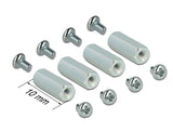 Delock Befestigungsset M2.5 Abstandhalter 6-Kant Innen/Innen 10 mm für Raspberry Pi