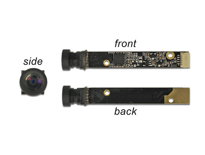 Delock USB 2.0 Kameramodul 5,04 Megapixel Optik seitlich 55° V5 Fixfokus