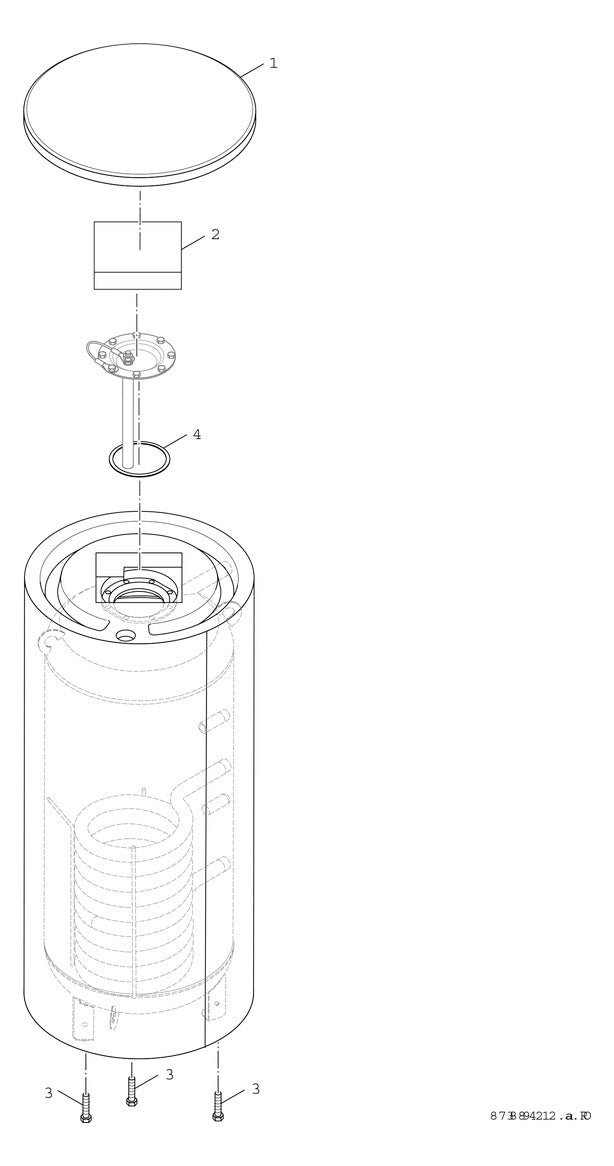 Bosch Warmwasserspeicher Stahl emaill. Stora W 160-5 P1 A, 160l, 1320x600mm | 7735501541