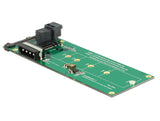 Delock Konverter U.2 SFF-8639 / SFF-8643 NVMe > 1 x M.2 Key M