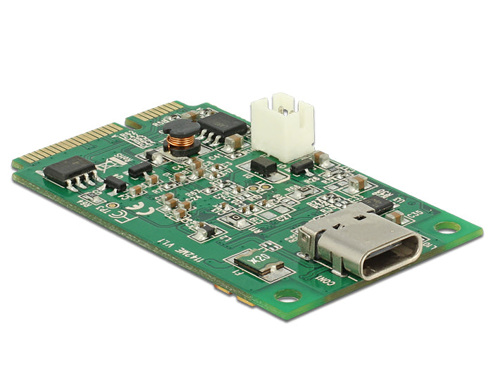 Delock Mini PCIe I/O PCIe full size 1 x USB Type-C™ 3.1 Gen 2 Buchse