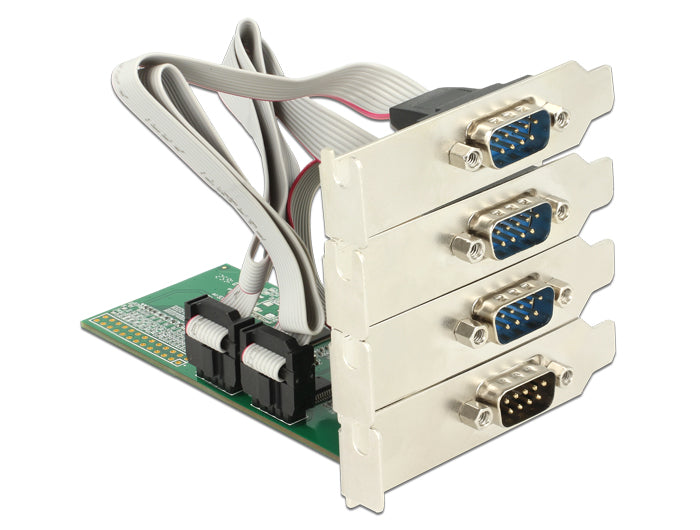 Delock PCI Express x1 Karte zu 4 x Seriell RS-232