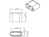 Delock Staubschutz für USB Type-C™ Stecker 10 Stück schwarz