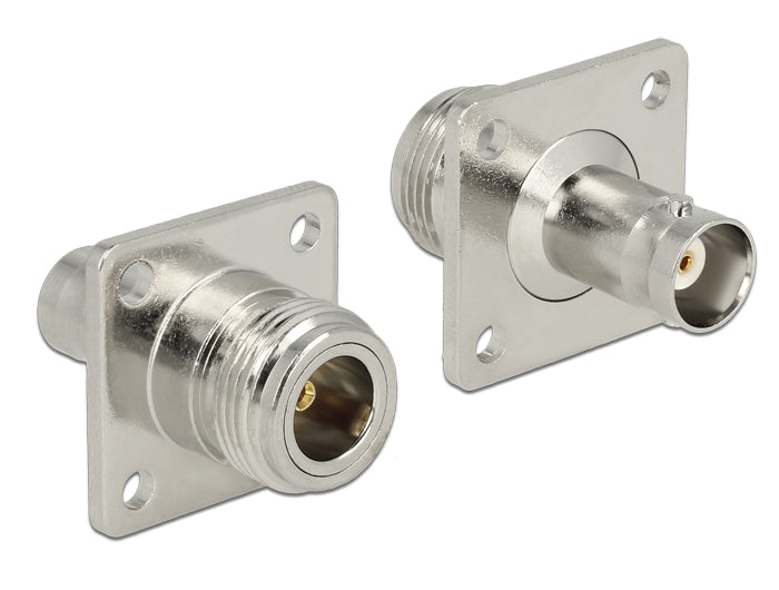Delock Adapter N Buchse 50 Ohm > BNC Buchse 50 Ohm zum Einbau