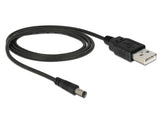 Delock USB Stromkabel zu DC 5,5 x 2,1 mm Stecker 1 m