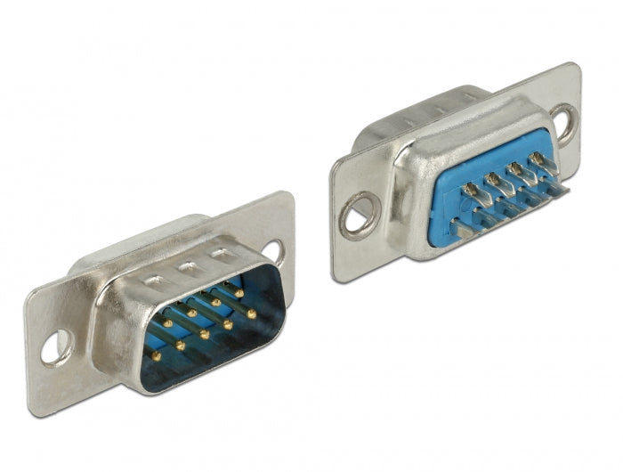Delock Steckverbinder D-Sub 9 Pin Stecker Lötversion