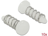 Delock Schnappniete für Kühlkörper - Set 10 Stück weiß