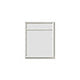 SIEDLE Rahmen-Türstation 20f UP ws alu KR 611-5/4-0 W 531x431x38mm