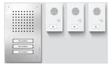 SIEDLE Türstation UP edst 3RT Bus m.Abd SET CLAB 850-3 E/W m.Infoschild