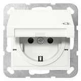 GIRA Steckdose 1f rws mt UP m.BS Klappd System 55 441427 IP20