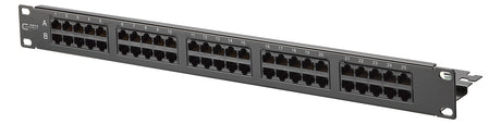 METZ CONNECT Patchpanel 50Ports 1HE Cat3 130886-0203-E 50Ports 44,45x482,6x172mm