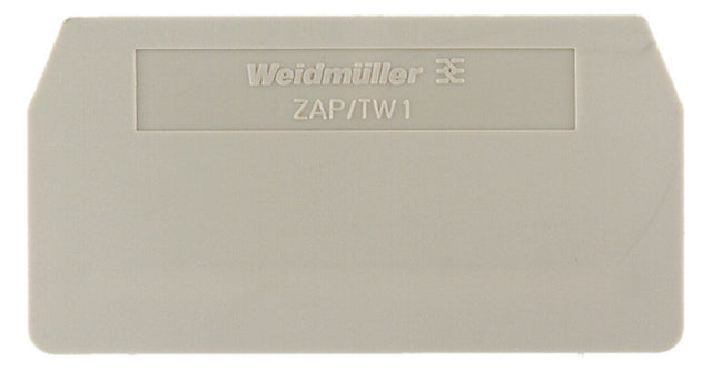 WEIDMÜLLER Abschlussplatte bg ZAP/TW 1